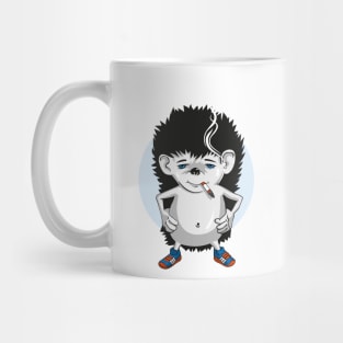 hedgehogs smokes Mug